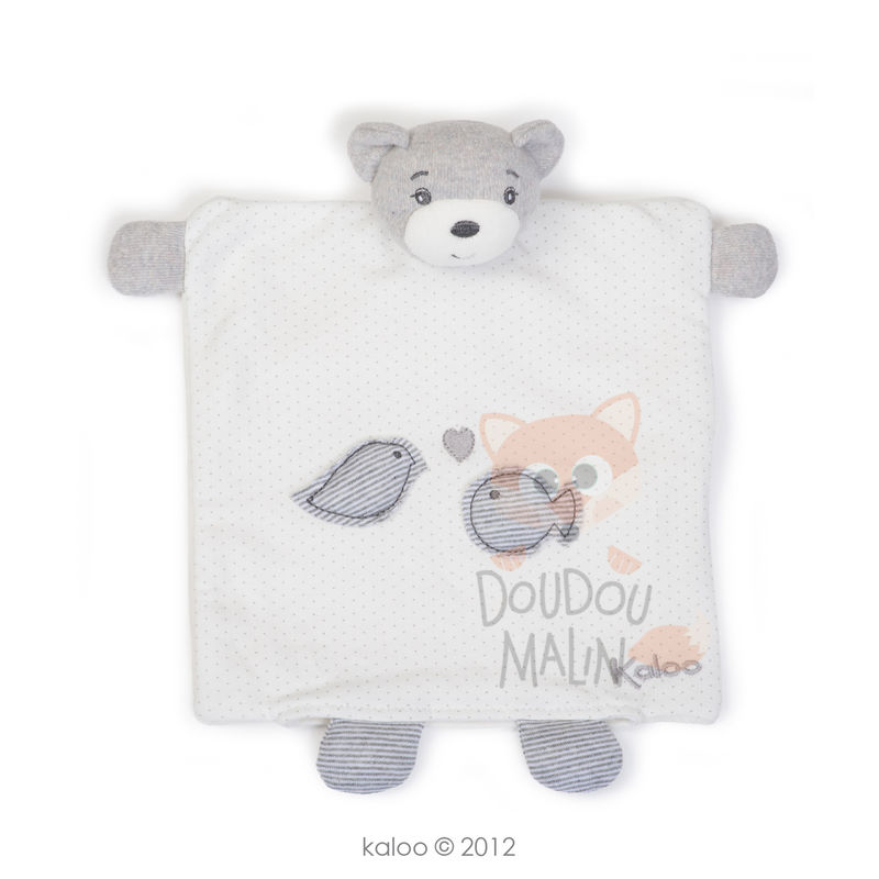  zen marionnette ours blanc gris poisson 